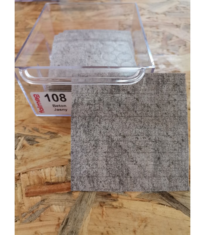 Zaślepka samoprzylepna fi 14 BETON JASNY