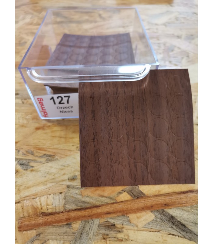 Zaślepka samoprzylepna fi 14 ORZECH NICEA