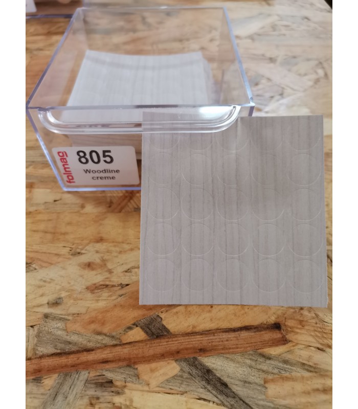 Zaślepka samoprzylepna fi 14 WOODLINE CREME