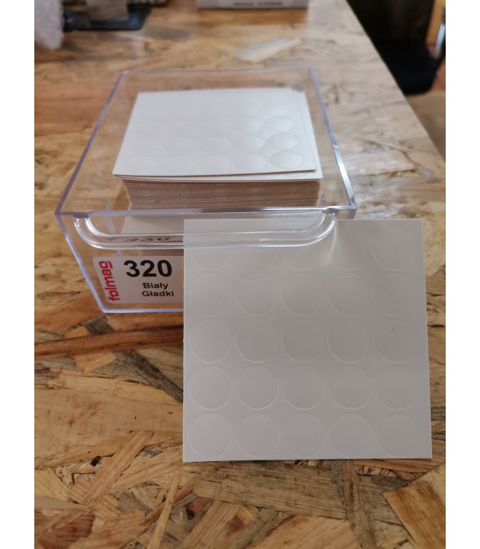 Zaślepka fi 20 BIAŁY GŁADKI