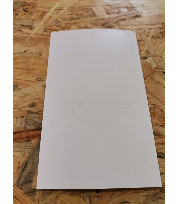 Zaślepka fi 40 BIAŁY GŁADKI