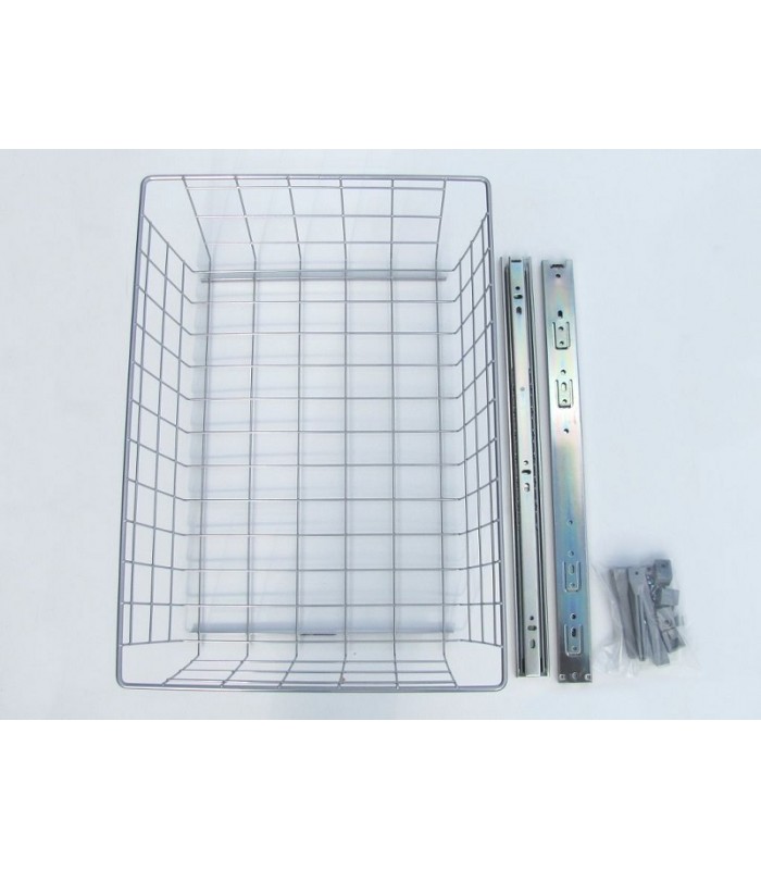 NOVUM 600mm H-100mm srebrna prowadnica kulkowa