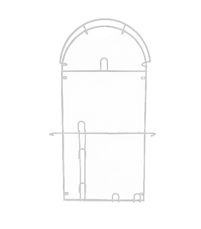 Wieszak na rurę biały DUŻY do odkurzacza