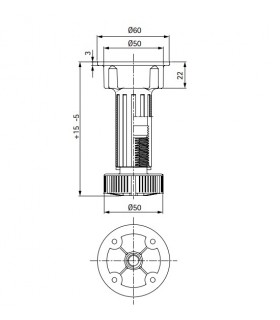 volpato-nozka-h-150-mm-400-kg-opk-200-szt-10-02-1155-