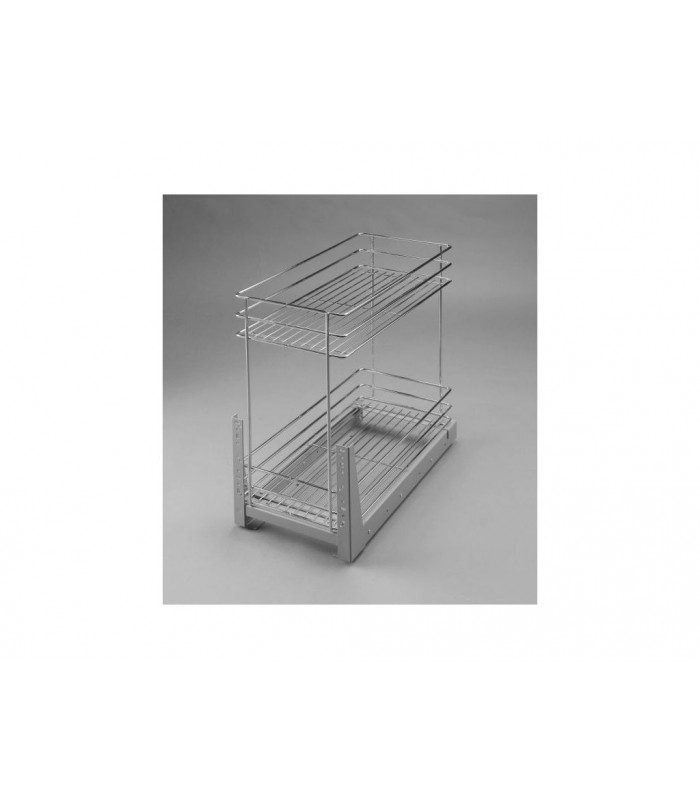 MINI 2-poziomy 300mm chrom