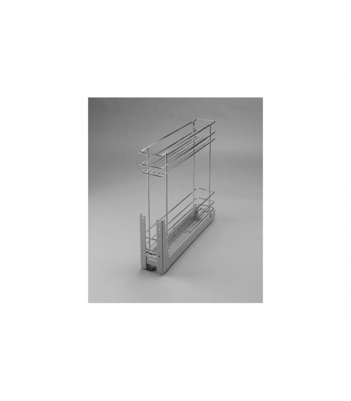 MINI 2-poziomy 150mm srebrny