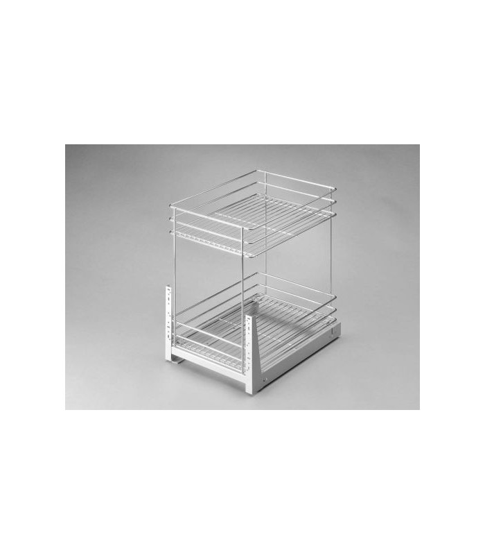 MINI 2-poziomy 500mm chrom