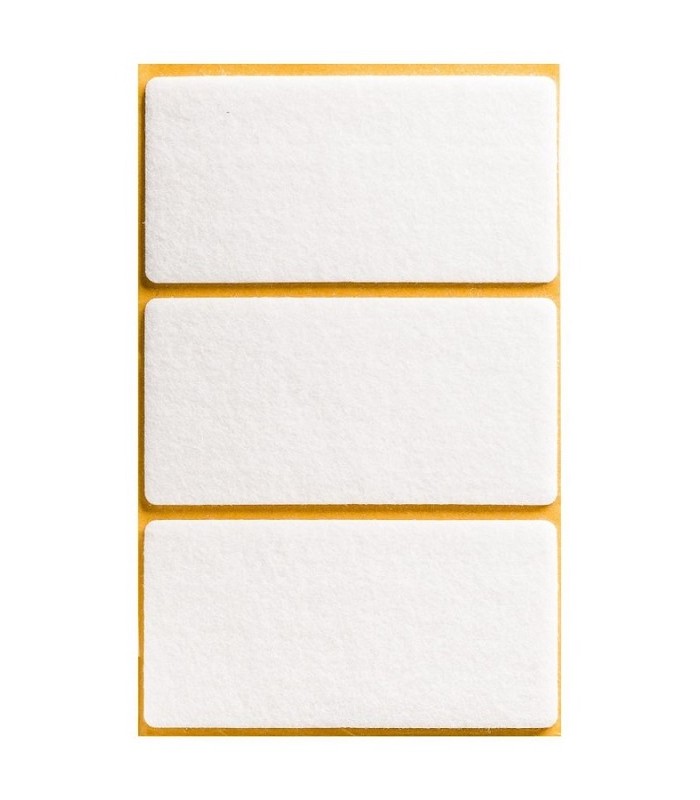 Podkładka filcowa biała 50x100mm prostokąt