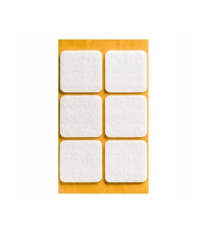 Podkładka filcowa biała 40x40mm kwadrat