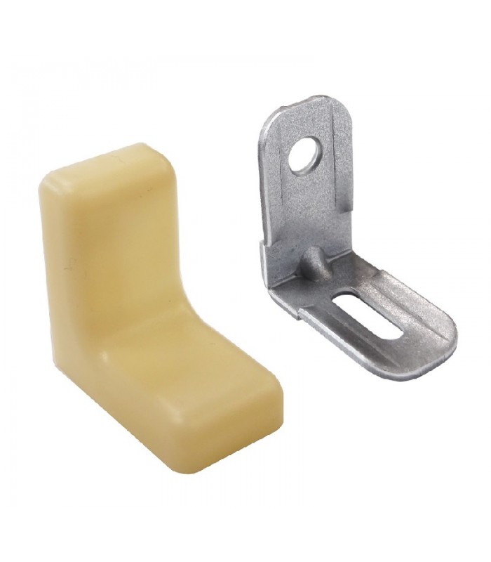 Kątownik meblowy KLON metal+płytka