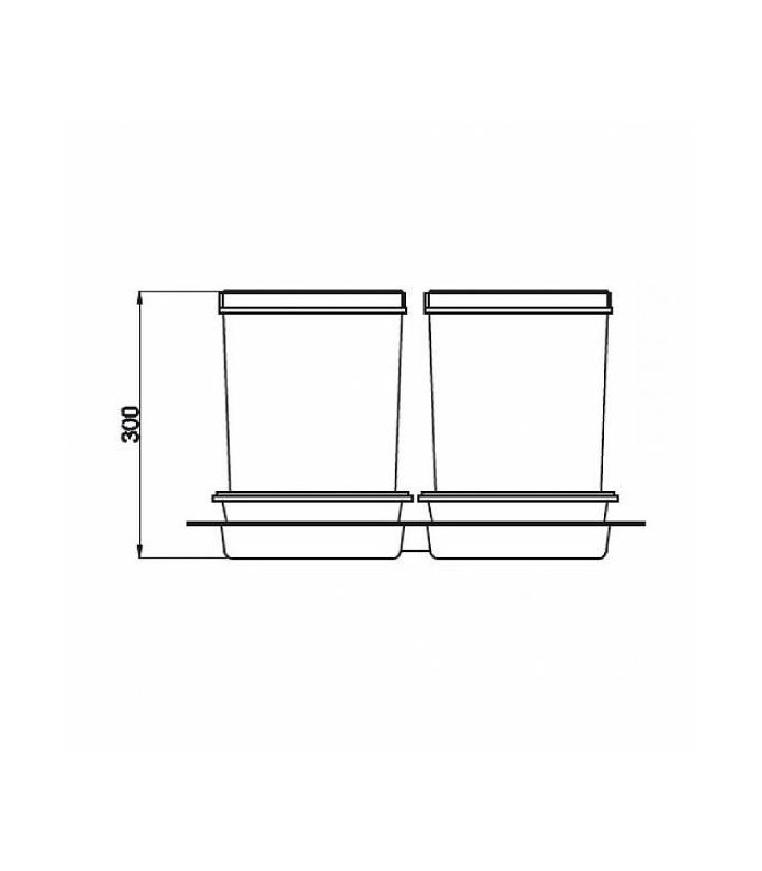 MULTINO 600 1x15L+2x7L+2 brytfanki