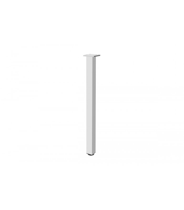 Noga meblowa aluminiowa 60x60x1100mm kwadratowa ze stopką regulacyjną