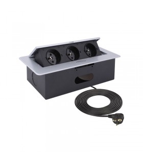 kombibox-uzbrojony-z-przewodem-1-5m-kolor-aluminium-3-x-gniazdo-z-bolcem-model-nr-1