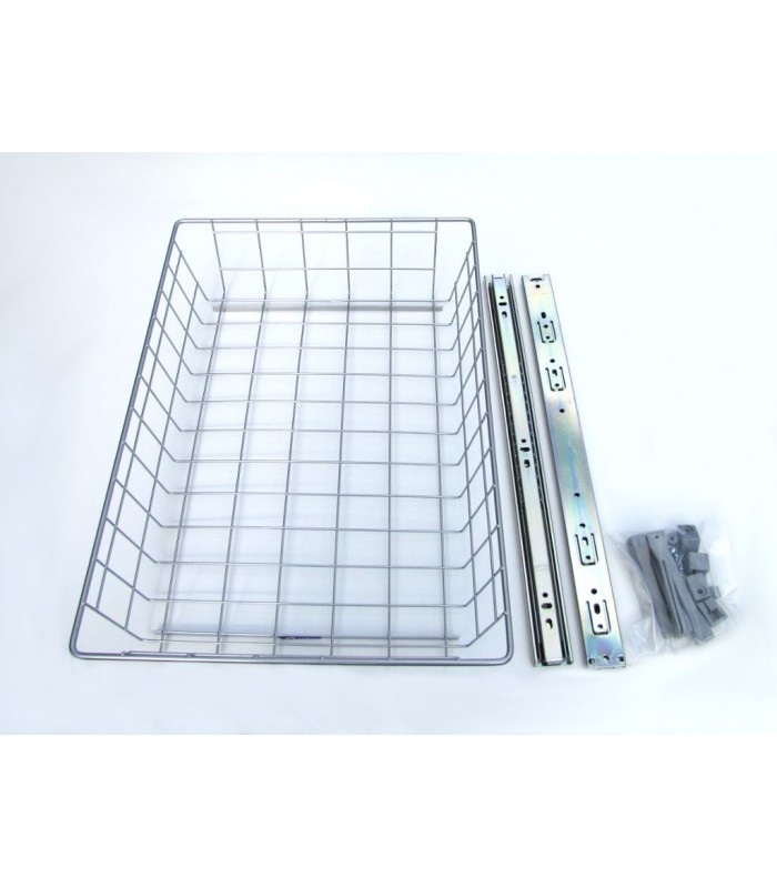 NOVUM 500mm H-100mm srebrna prowadnica kulkowa