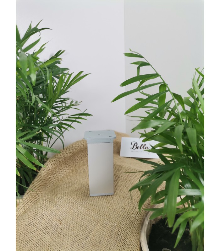 Nóżka 40x40 H-100mm ALUMINIUM kwadratowa