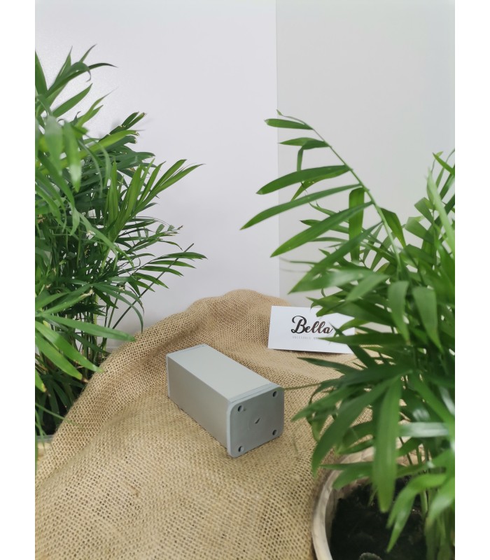 Nóżka 40x40 H-100mm ALUMINIUM kwadratowa