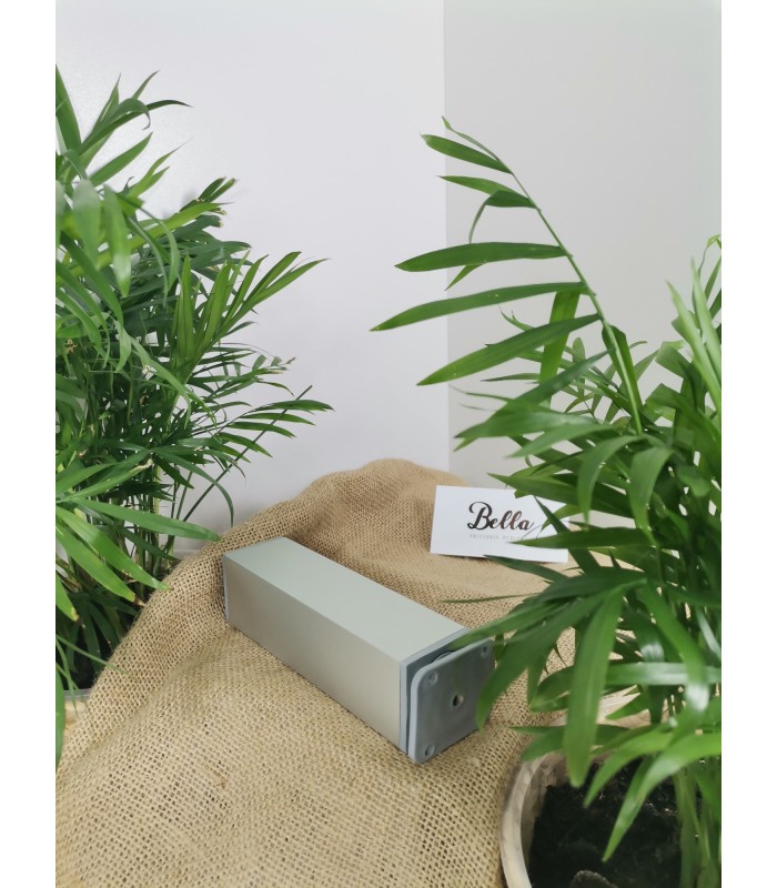 Nóżka 40x40 H-150mm ALUMINIUM kwadratowa