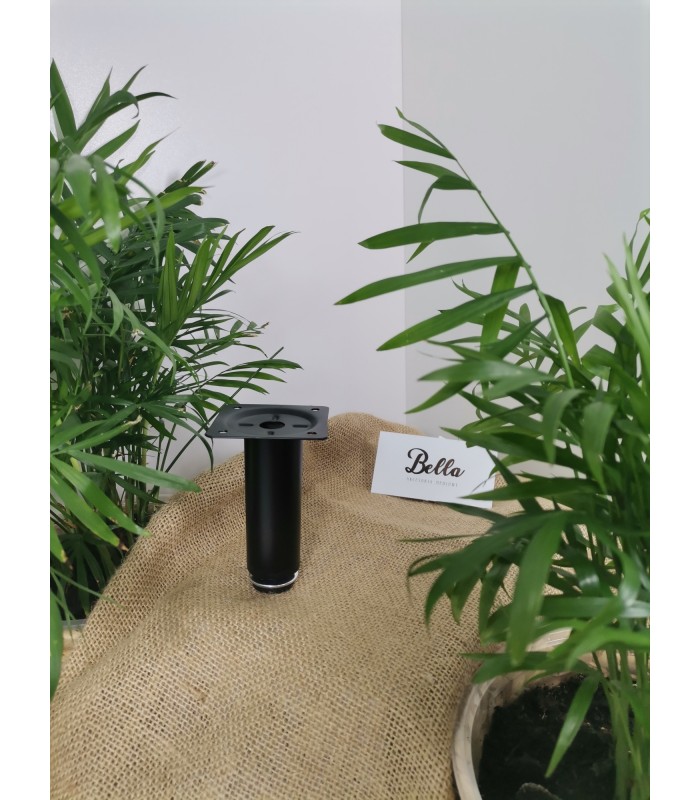 Nóżka DN-737 P H-100mm CZARNA okrągła