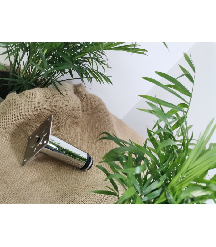 Nóżka okrągła H-100mm CHROM