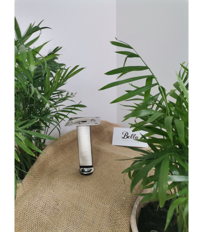 Nóżka DN-738 P H-100mm INOX kwadrat