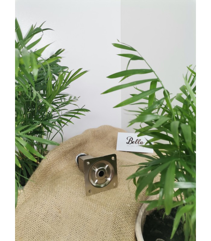 Nóżka DN-738 P H-100mm INOX kwadrat