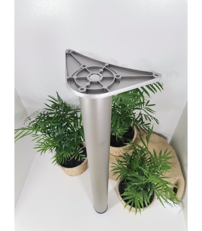 Noga meblowa satyna H820mm fi60mm