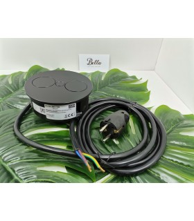 przedluzacz-bachmann-twist-2-gniazda-ute-lakier-czarny-mat