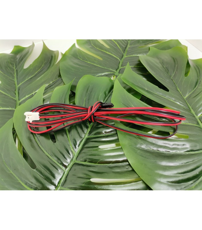 Złączki XC11, 2m przewód, mini amp męski SLIM, do taśm LED 8mm