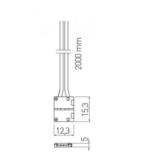 zlaczka-xc11-do-tasm-led-8mm-z-przewodem-2m