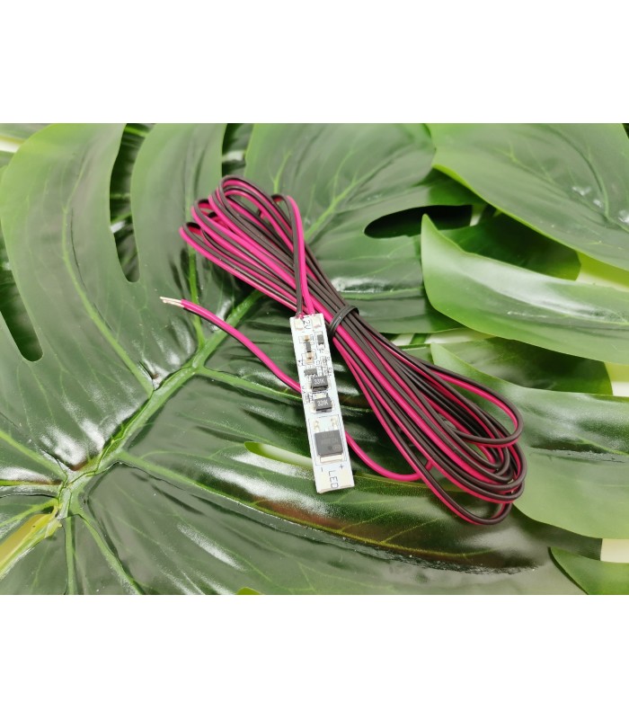 Włącznik bezdotykowy do profili led z przewodem 2m (2x0.20) max. 60W z taśmą klejącą