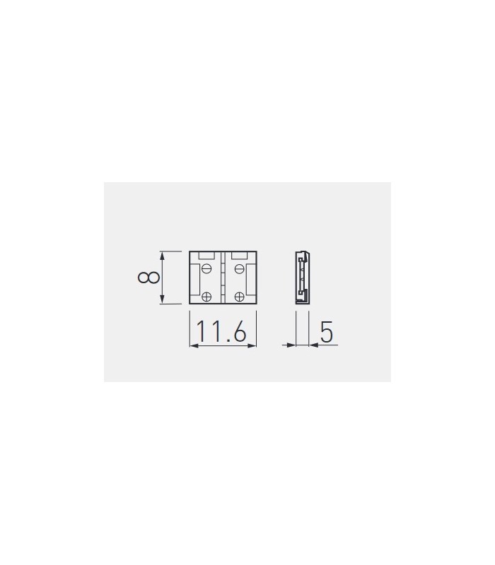 Złączka XC11 do taśm led 8mm