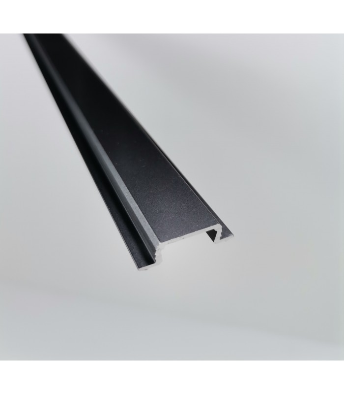 Profil 2m GLAX czarny mat wpuszczany