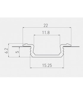 profil-aluminiowy-led-z-kolnierzem-glax-srebrny-3m-wpuszczany
