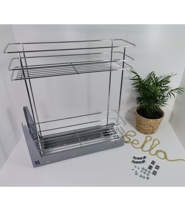 MINI 2-poziomy 200mm chrom