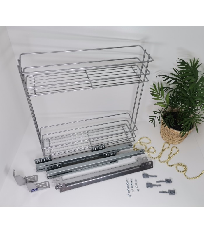 cargo STANDARD PRO 2 poziomy BOCZNY PRAWY srebrny L150