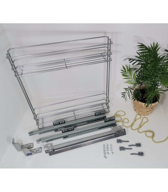 cargo STANDARD PRO 2 poziomy BOCZNY LEWY srebrny L150