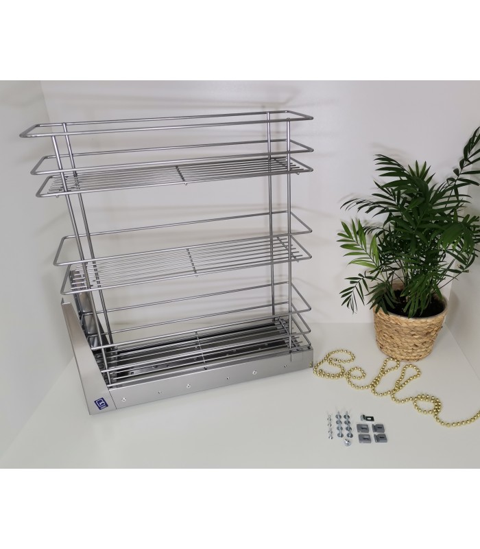 MINI 3-poziomy 200mm srebrny