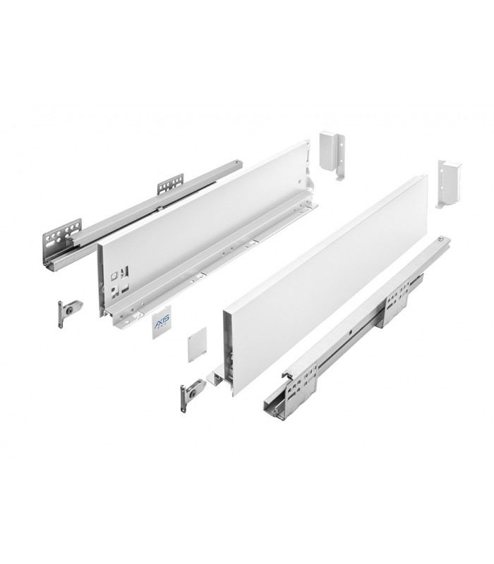 Szuflada AXISPRO 450mm biała H120 średnia