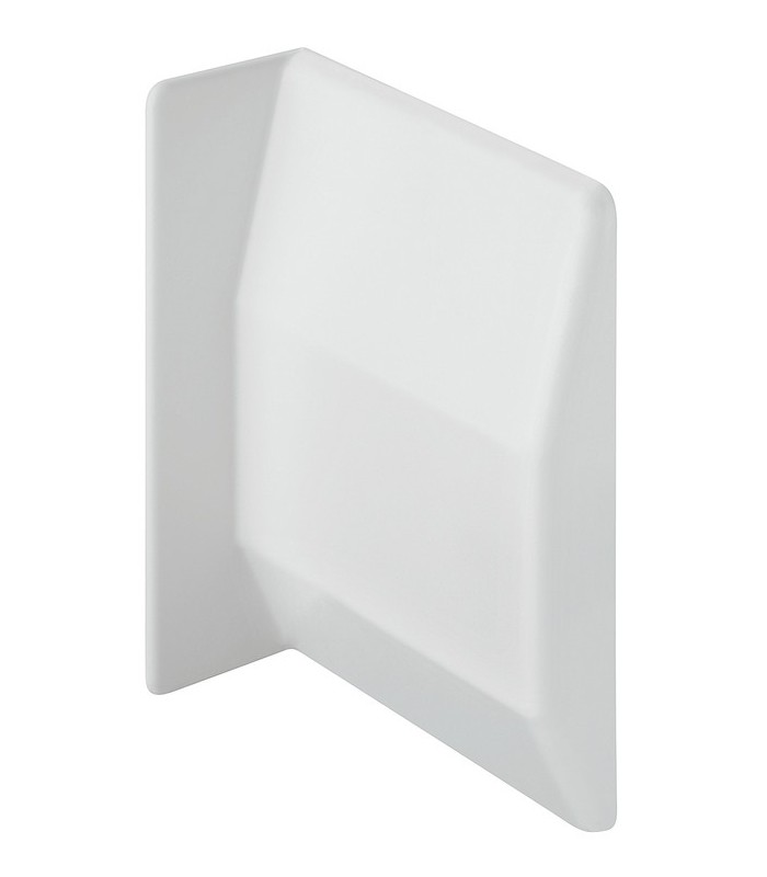 Zaślepka CAMAR do zawieszek 807 z kołnierzem biała PRAWA