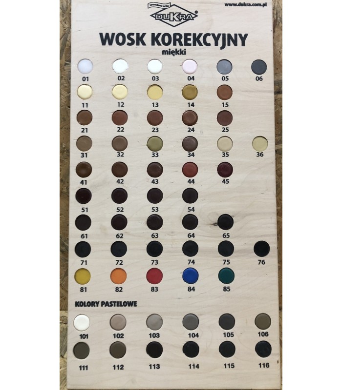wosk korekcyjny miękki 104 ciemny szary
