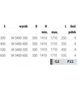 cargo-maxi-4-polkowe-do-szafki-300-srebrne-wys-1410mm-1710mm-