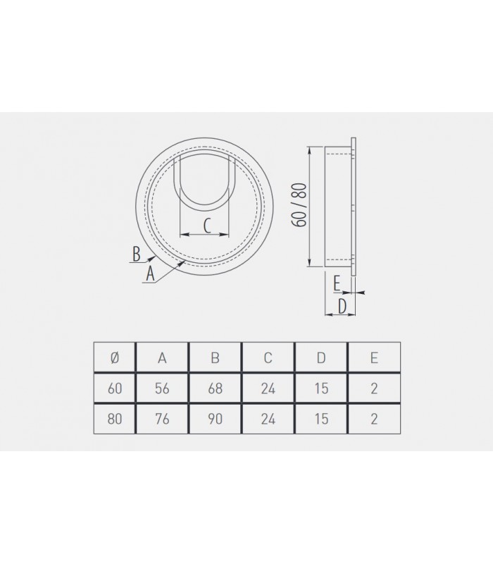Przepust metalowy fi-80, inox