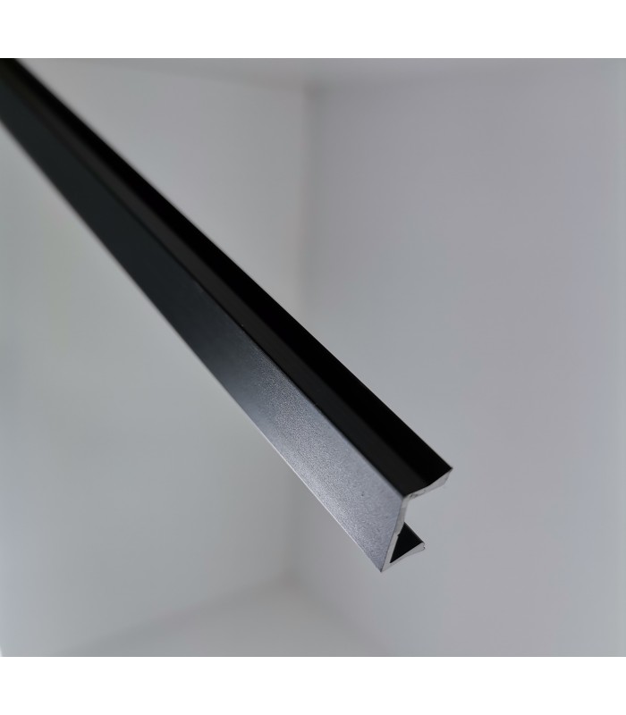 Profil aluminiowy LED nakładany GLAX mini 2m czarny mat