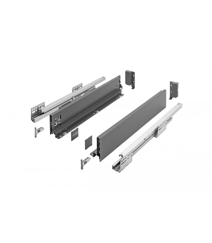 Szuflada AXISPRO 300mm antracyt niska H84