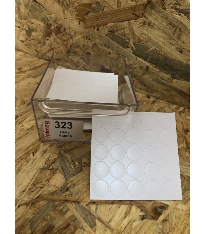 Zaślepka samoprzylepna fi 14 BIAŁY ALASKA