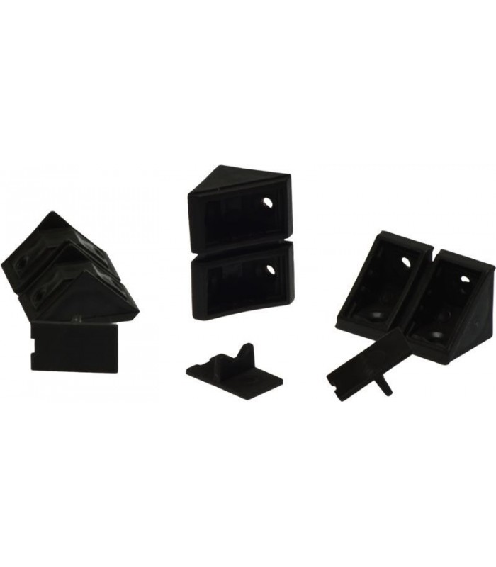 Kątownik szeregowy z 2 klapkami osobno 24x24x42/wenge/sztuka