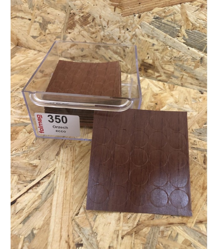 Zaślepka samoprzylepna fi 14 ORZECH ECCO