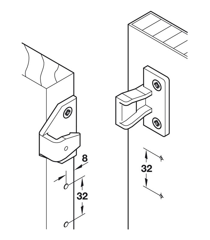 Keku okucie do zawieszki AS/wkr.