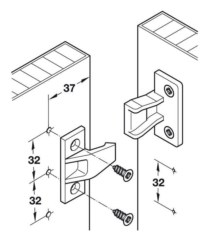 Keku okucie do zawieszki AS/wkr.