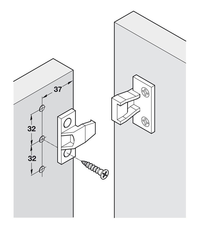 Keku okucie do zawieszki AS/wkr.